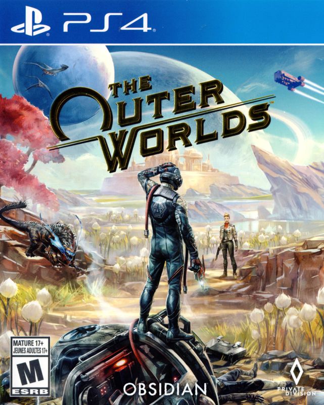 The Outer Worlds box art for Playstation 4